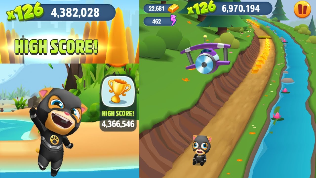 Talking Tom Gold Run High Score Gameplay,Talking Tom Gold Run IPad Gameplay, MOBILE GAMING 