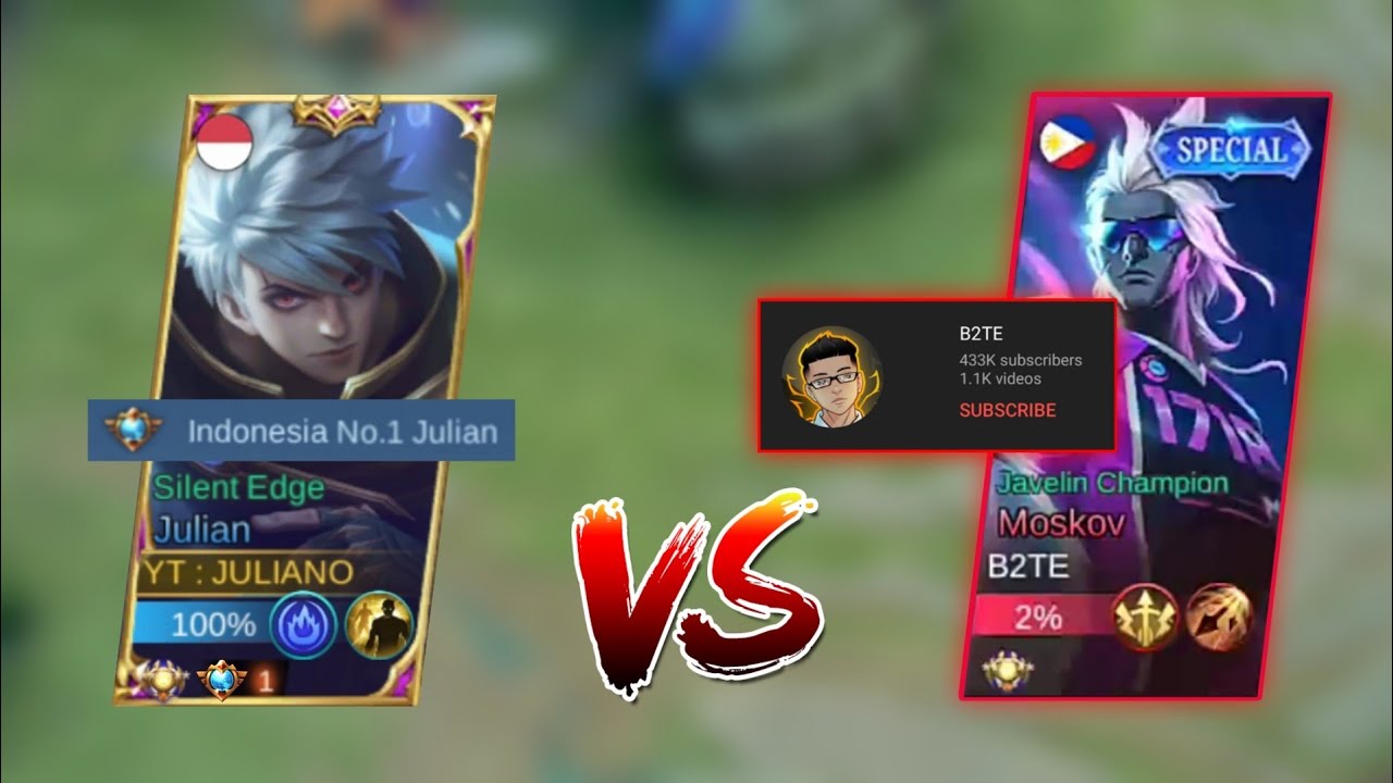 I MET FAMOUS YOUTUBER B2TE ( WHO WILL WIN?? ) Mobile Legends Bang Bang