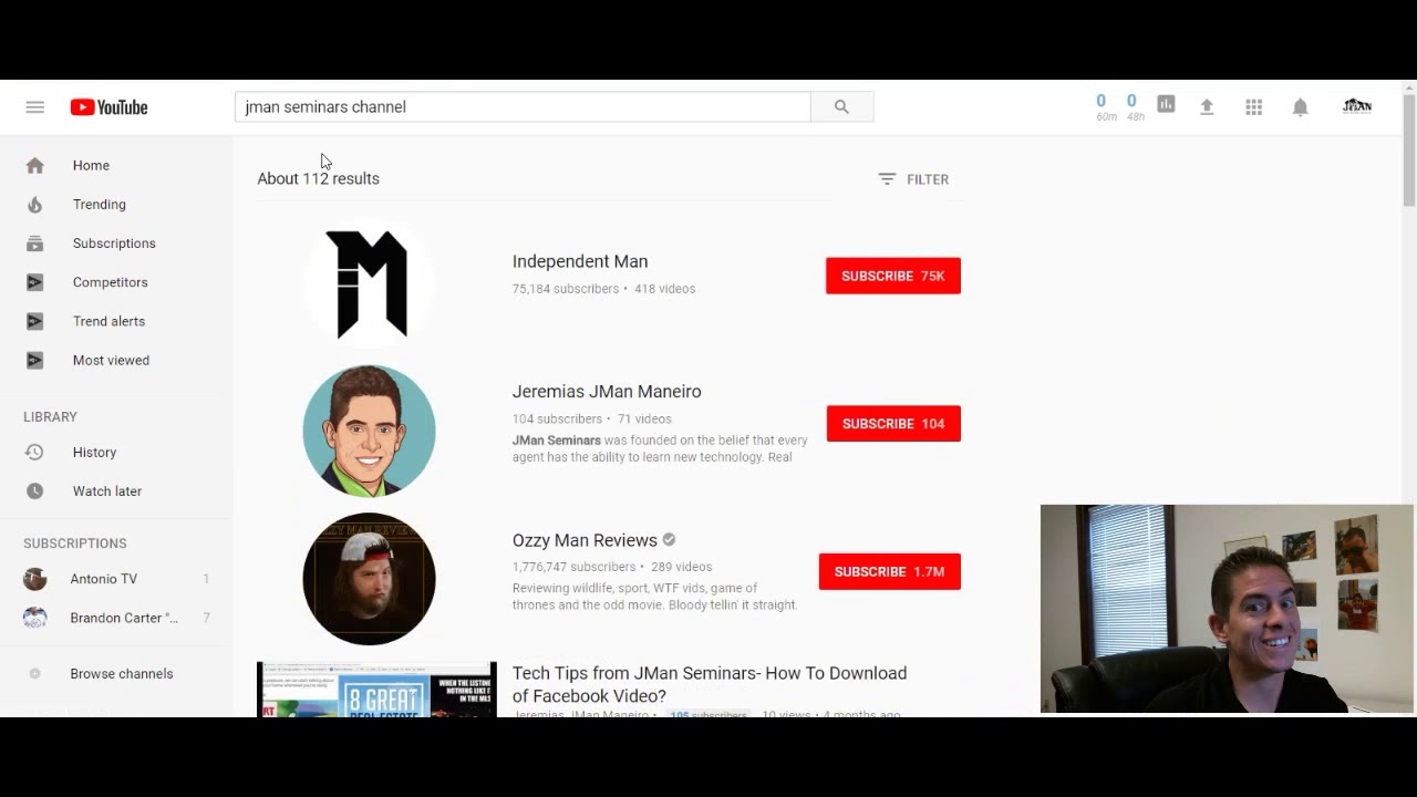 JMan's Tech Tip #12- How To Subscribe To A YouTube Channel
