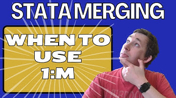 Understand Stata Merging 1:M in 1 Minute