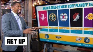 The Rockets and Nuggets top Jalen’s 2019-20 Western Conference playoff teams | Get Up