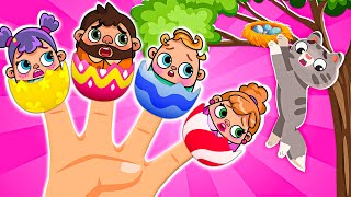 Finger Family 👨‍👩‍👧‍👦| Surprise Eggs Song | Kids Songs And Nursery Rhymes by Comy Toons