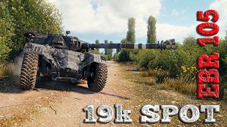 Panhard EBR 105 Ace tanker WoT /  бой на мастера WoT replays