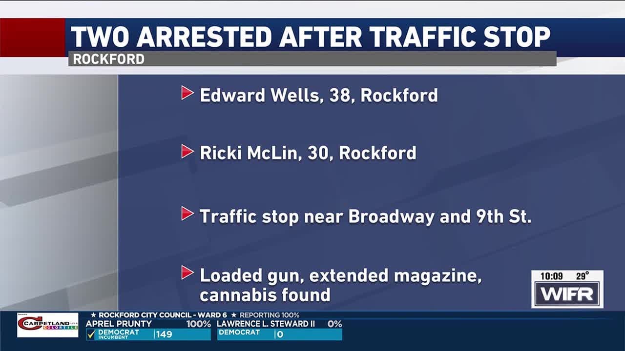 Rockford traffic stop leads to weapons, drug arrests - YouTube