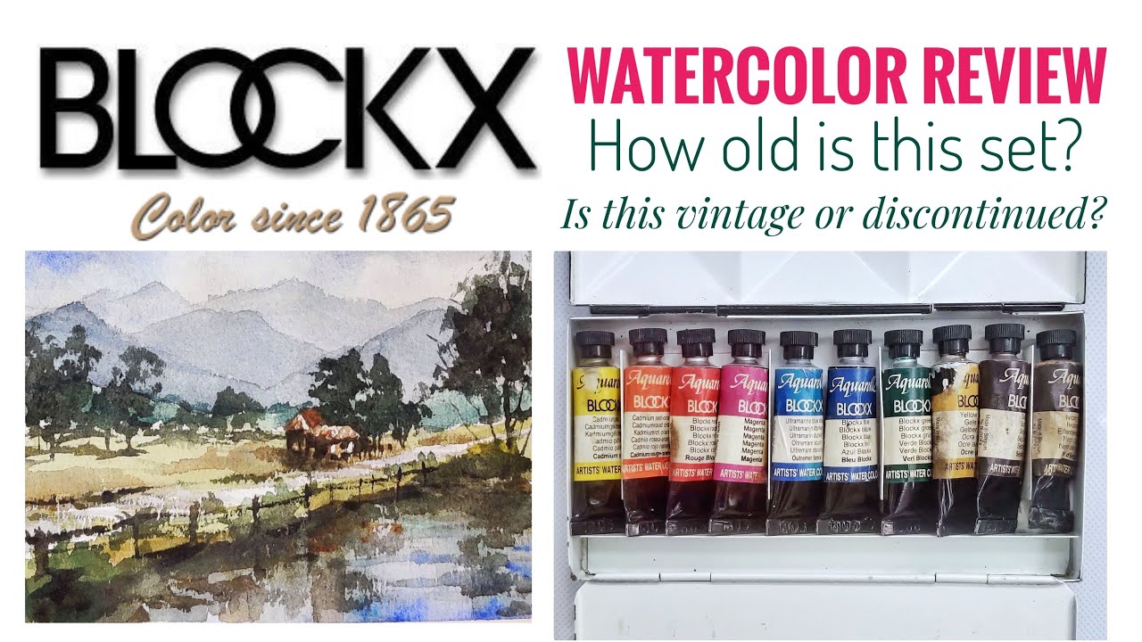 BlockX Watercolor REVIEW is this a vintage set? YouTube