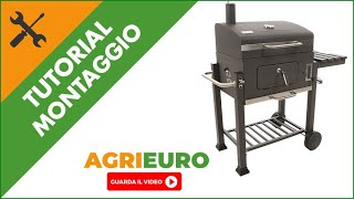 Come montare barbecue a carbone CB2400 Medium