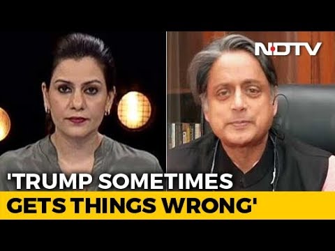 PM Modi Must Clarify What He Said To Donald Trump: Shashi Tharoor To NDTV