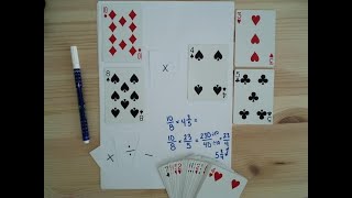 Fractions with Cards Activity