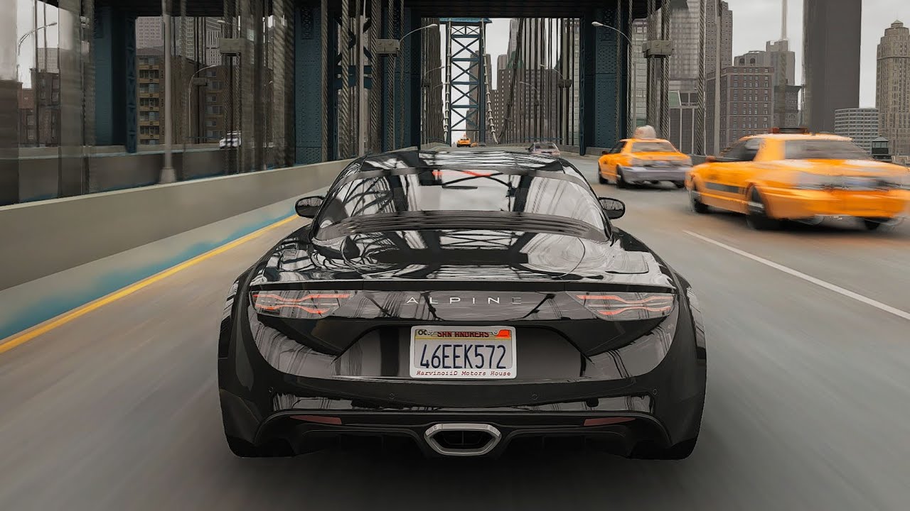 GTA 5 Remastered Realistic Weather With Real Life Traffic Mod Showcase On RTX4090 Ultra Settings 