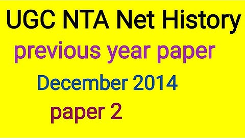 Ugc net History Dec. 2014 paper-2