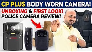 CP Plus Body Worn Camera 🔥 Unboxing & First Look | Police Camera Review | Spiro Infotech 📷