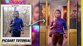 PicsArt Collage Boy Photo Editing || PicsArt Background Change hoto Editing || Aartist Nick