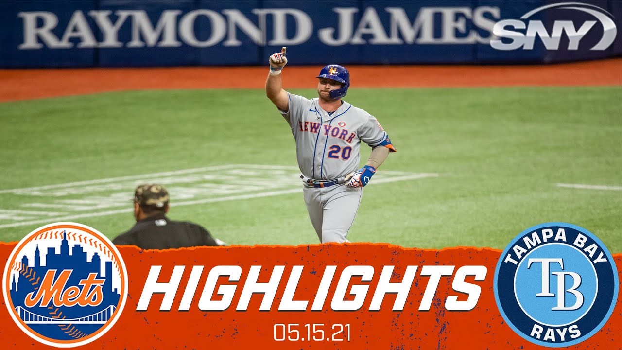 Mets vs Rays Highlights Mets belt 3 HR's but bullpen implodes in 125