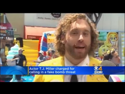 Former 'Silicon Valley' actor TJ Miller has been charged with calling in a ...