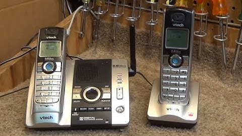 Vtech 5.8 GHz Cordless Phone with Digital Answering System model i6768 | Initial Checkout