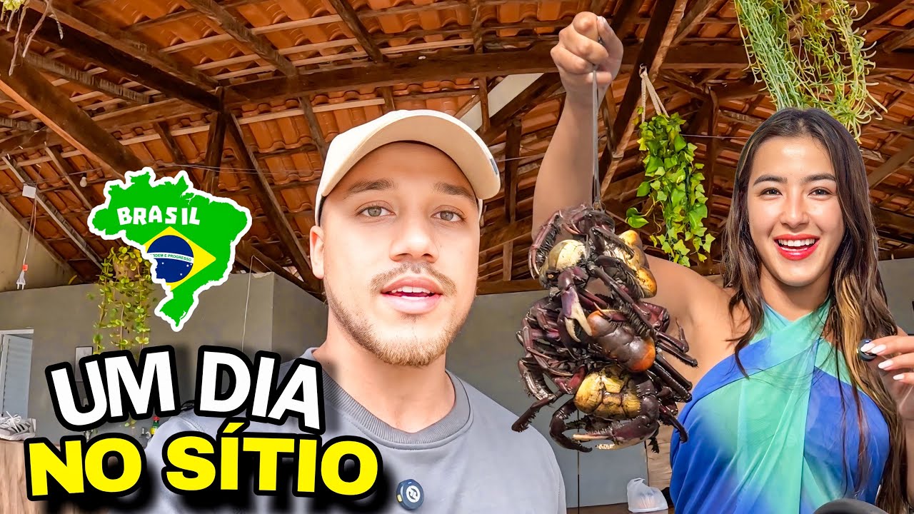 Nosso Dia no Sítio com Pesca e Comida Boa