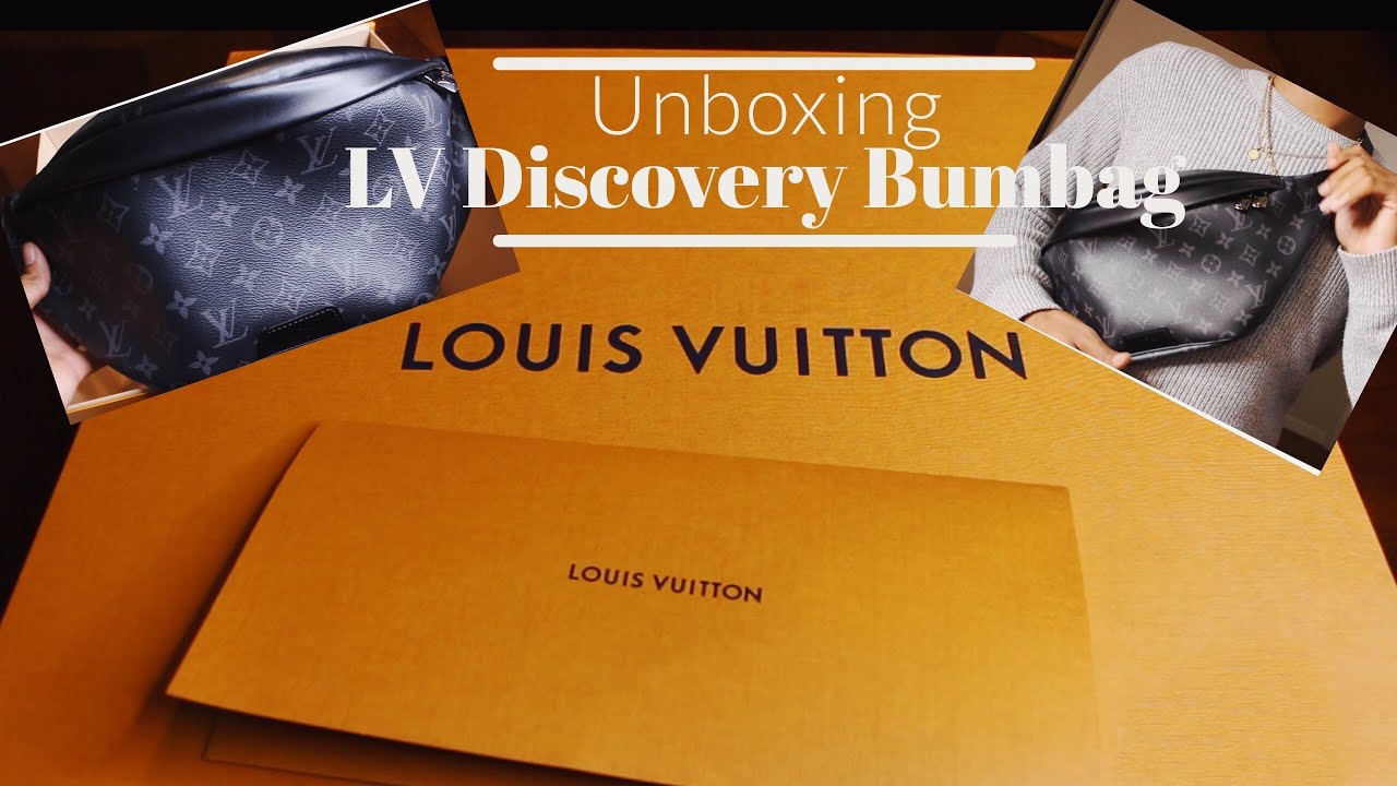 UNBOXING LOUIS VUITTON DISCOVERY BUMBAG MONOGRAM