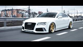 Slammed Audi A7 w/ custom exhaust (Martelius Exhaust Systems) | WORK Wheels (4K)