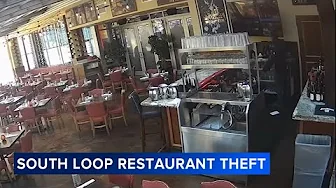 Suspect steals from South Loop restaurant while customers dine nearby, surveillance video shows