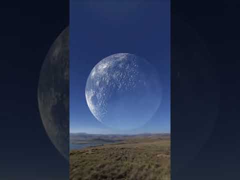 Видео: Где сейчас луна в небе?