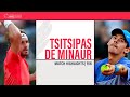 Stefanos tsitsipas  alex de minaur  rome r16  match highlights ibi24