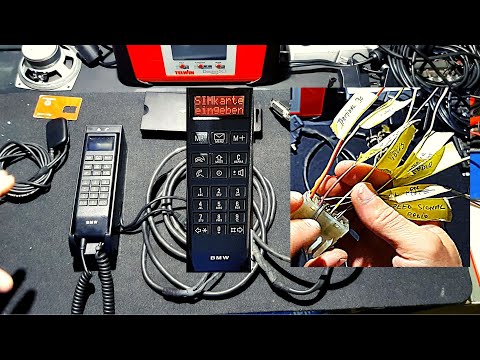 BMW OEM Car Phone e36 e46 e38 e39 I Explain How it Connects and How it Works