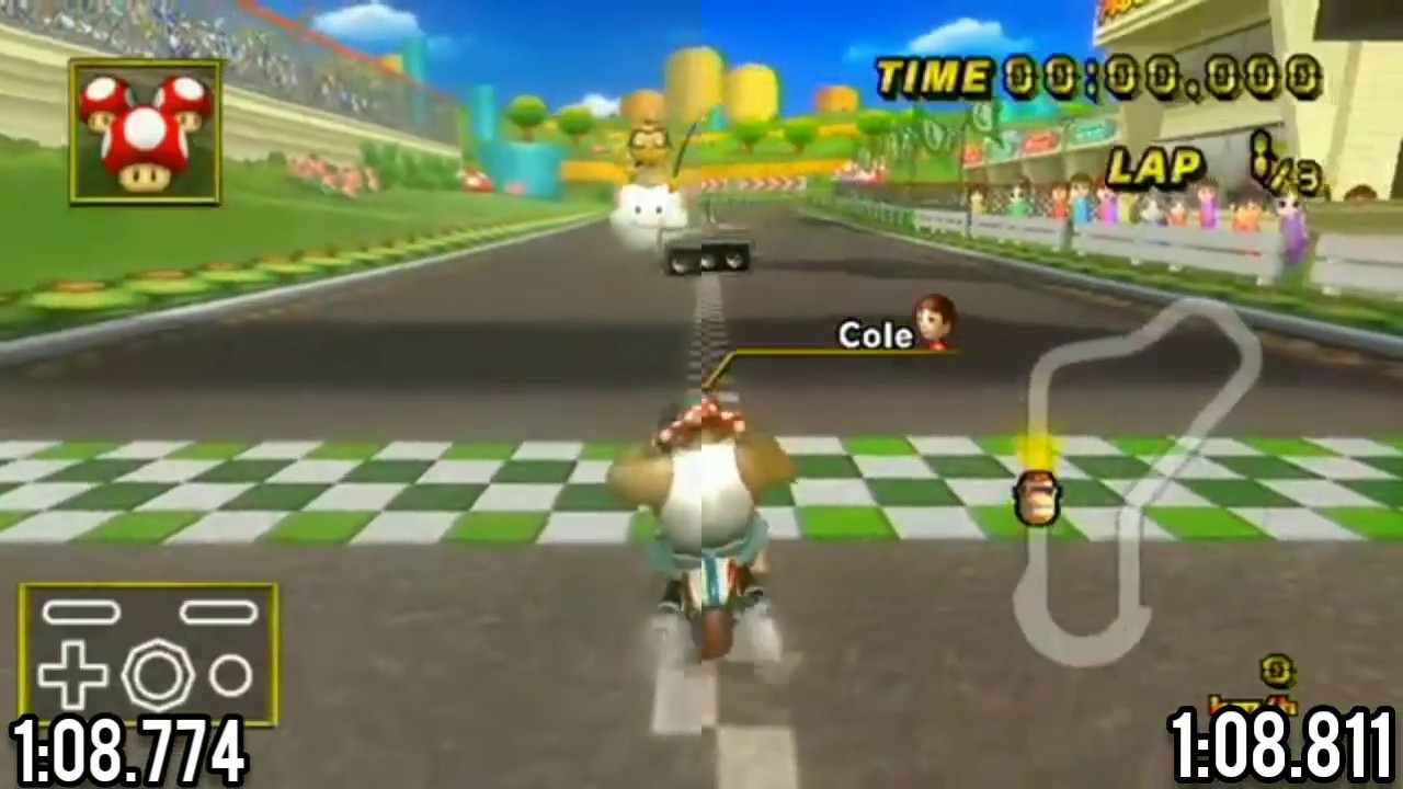[MKW] Ghost Merge - Luigi Circuit (World Record/Former World Record ...