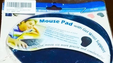 Unboxing Mouse pad with gel wrist support