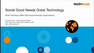 Desire Seyram   Techsoup Courses For Nonprofits