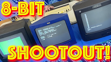 The 8-bit computer shootout! Atari 800XL vs Commodore 64 vs TRS-80 CoCo 2 - 8 Bit Shootout Series #1