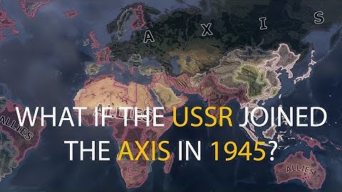 HOI4 Timelapse - What if the Soviet Union joined the Axis in 20 march 1945?