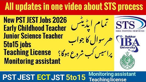 New PST JEST and All detailed updates | JST ECT Monitoring assistant 5to15