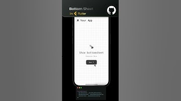Simple bottom sheet for flutter