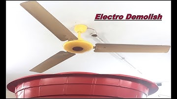 USHA Ceiling Fan Falling in to Bucket of Water 😨 |HD