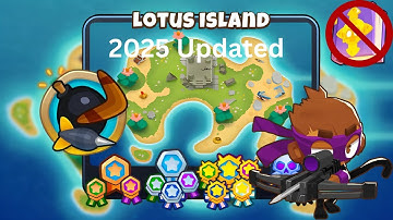 Lotus Island [Primary Monkeys Only] Guide | No Monkey Knowledge | BTD 6 (2025 Updated) 4K