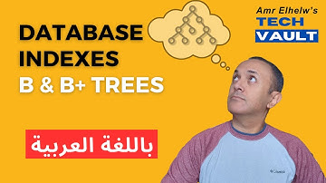 Database Indexes - B and B+ Trees (Arabic - عربي) with Amr Elhelw - Tech Vault