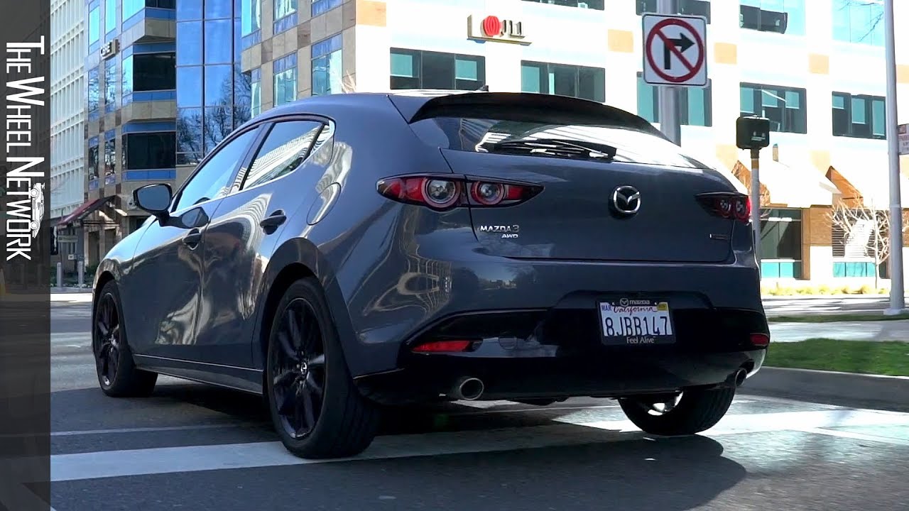 2019 Mazda 3 Awd Hatchback Polymetal Gray Driving Interior Exterior Us Spec