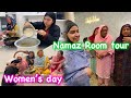 Our 2 in 1 Room Tour | NAMAZ Room Ready ho Gaya ❤️ | women’s day celebration | vlog image