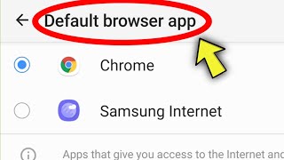 Google Chrome as Default Browser in Mobile Phone Samsung screenshot 4