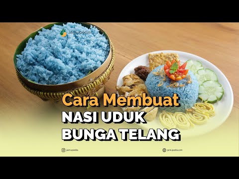 Nasi Uduk Bunga Telang