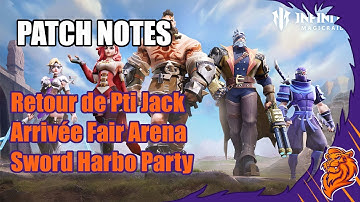 PATCHNOTES 09/21: Return of Pti Jack, arrival of the Fair Arena -- INFINITE MAGICRAID