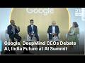 Ref:1ZhsdckCK2c Full discussion: google's sundar pichai, demis hassabis debate ai, india impact, job market | ai1g