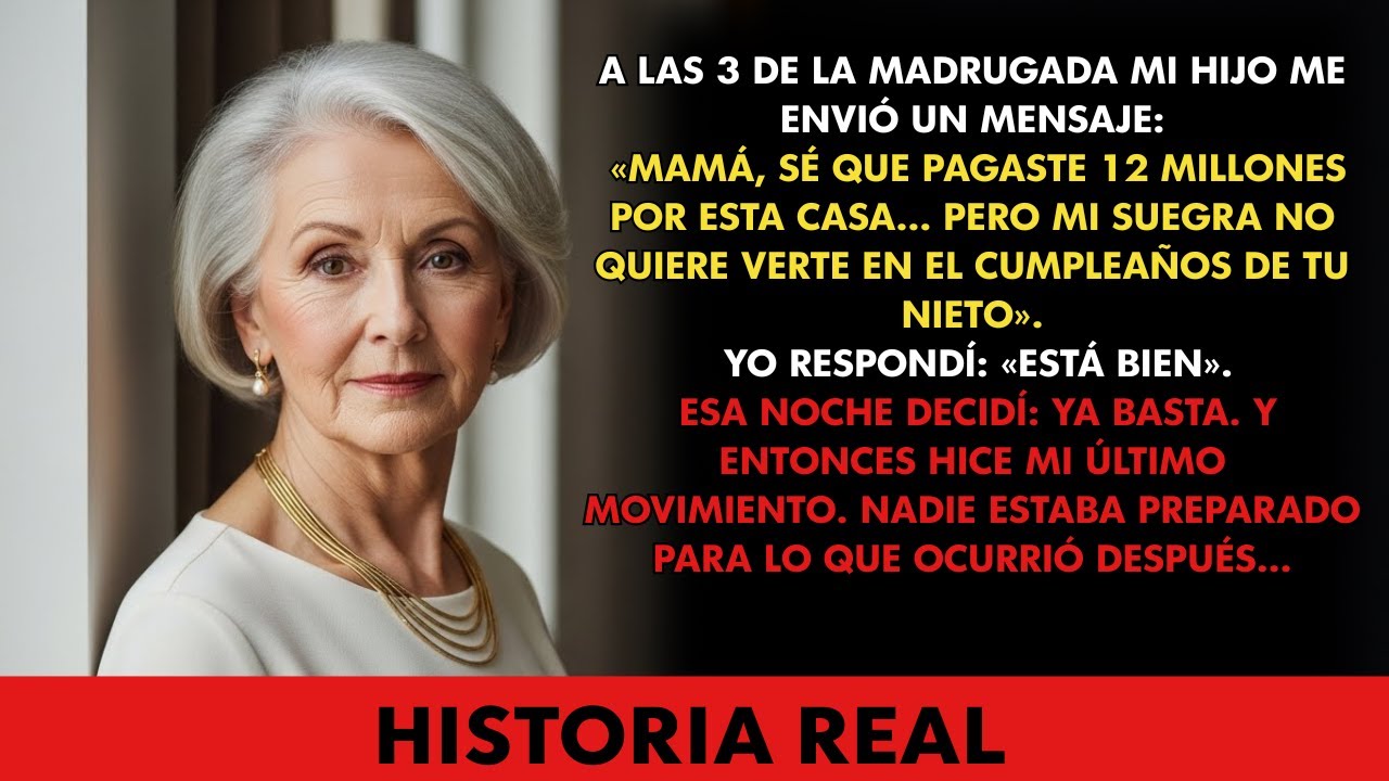 El hijo dijo: «Tu suegra está contra ti en el cumpleaños de tu nieto». Pero amanecer hubo un shock…
