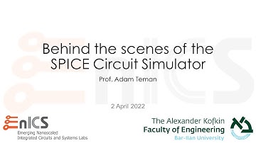 Behind the Scenes of the SPICE Circuit Simulator - Part 1
