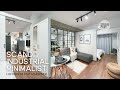 1 Bedroom Unit Makeover (28 SqM / 302 SqFt) Scandinavian-Industrial-Minimalist | DIY