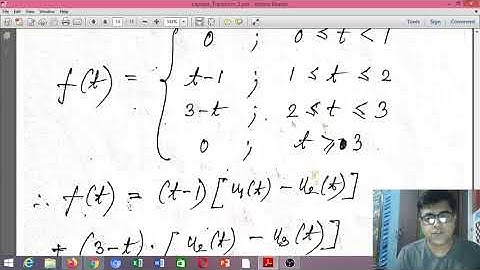 Laplace Transform of Unit Step Function and second shifting property