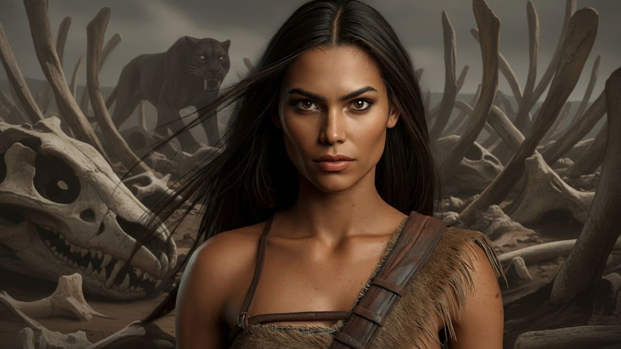 🔥 Life 2.7 Million Years Ago — A Girl Trapped Inside a Mammoth Graveyard