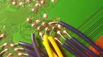 How to downgrade a PS3 Slim, Teensy 2.0++ PART 4 (Wire Soldering)