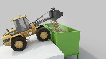 Reference 2021: Infeed hopper as dryer / Trémie doeuse comme sécheur / Aufgabebunker als Trockner