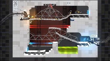 Bridge Constructor Portal Convoy Level 26